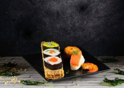 Hausgemachte Sushi-Auswahl