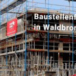 Baustellenfest in Waldbronn - Catering im Rohbau